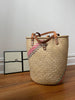 Woven Straw and Leather Backpack - isobel & cleo