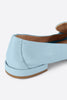 Leather Loafers - Sky