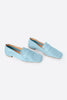 Leather Loafers - Sky
