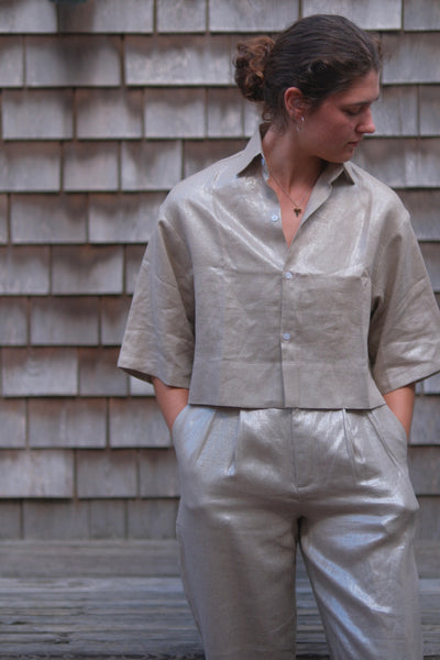 Shimmer Boxy Shirt