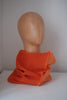 The Union Menswear Cowl in Orange/Peach - isobel & cleo