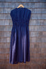 3-Tier Bias Cut Dress in Navy Blue Linen