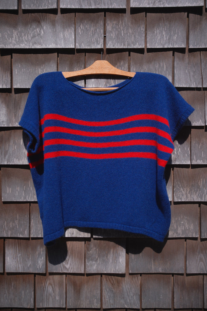 The Raye Top - Blue Red