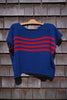 The Raye Top - Blue Red