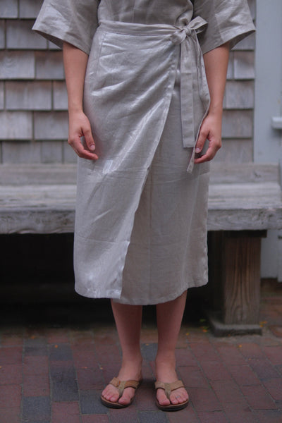 Shimmer Wrap Skirt