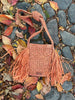 Tasseled Raffia Crossbody