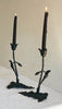 Vintage Iron Candle Holders