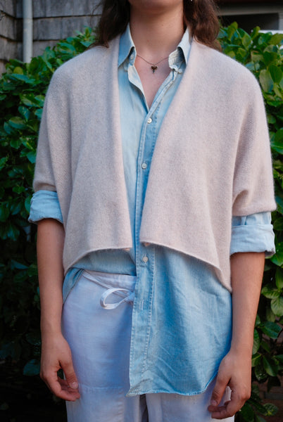 The Shortie Colorblock Poncho - isobel & cleo