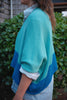 The Shortie Colorblock Poncho - isobel & cleo