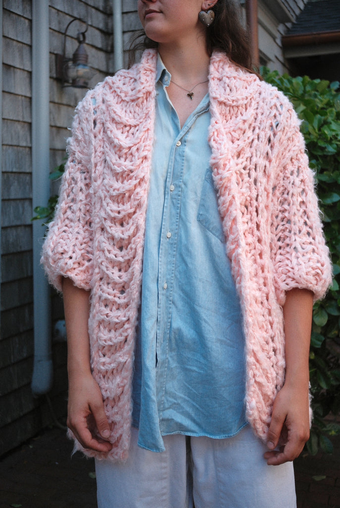The Lisa Cardigan in Silk