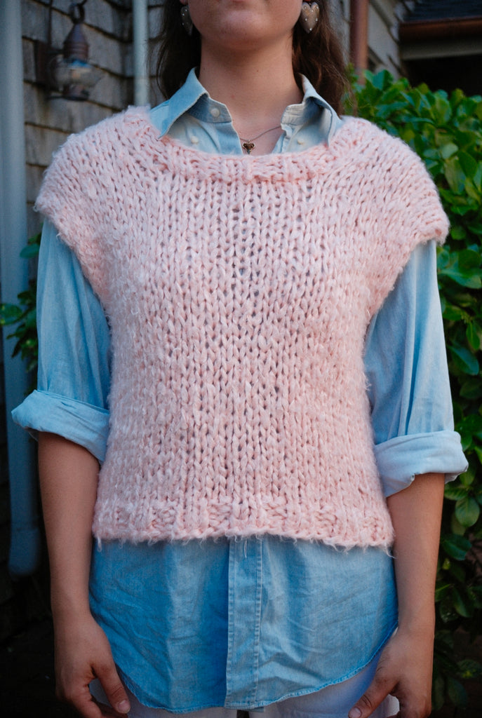The Kristen Tee in Mulberry Silk
