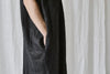 Black Linen Kaftan Dress