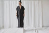 Black Linen Kaftan Dress