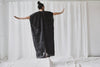 Black Linen Kaftan Dress