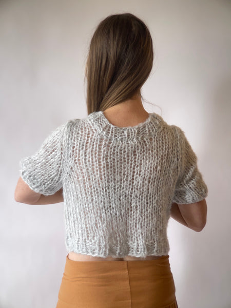 The Classic Crop in Silk - isobel & cleo
