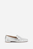 Leather Loafers - Silver