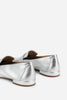 Leather Loafers - Silver