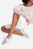 Leather Loafers - Silver