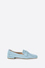 Leather Loafers - Sky