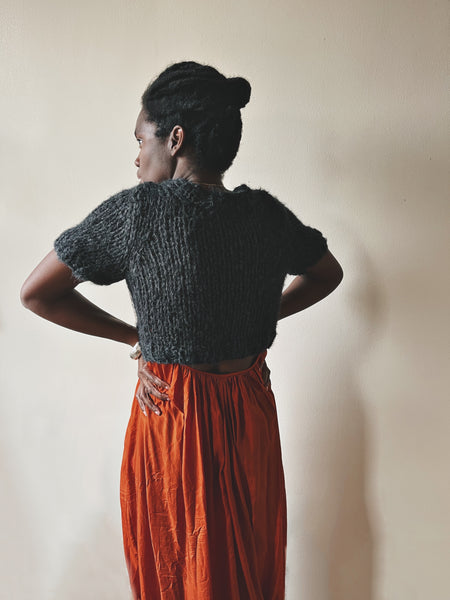 The Classic Crop in Silk - isobel & cleo