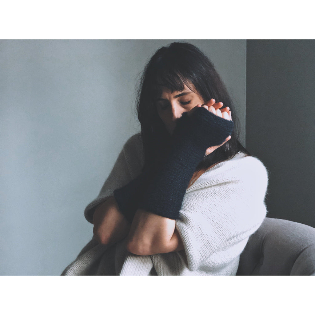 The Bianca Silk Hand and Armwarmers - isobel & cleo