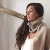 The Union Menswear Cowl in Camel/Flannel/Natural - isobel & cleo